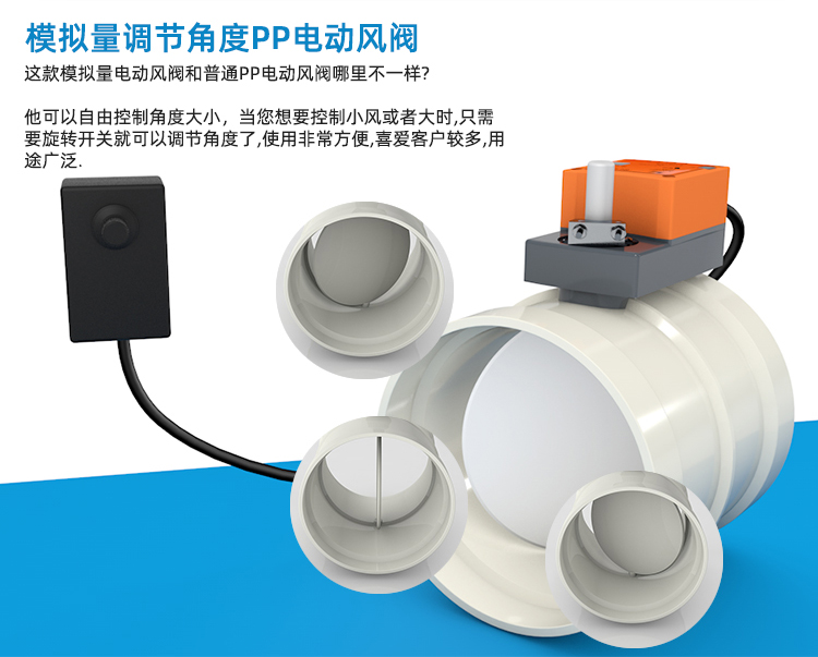 PP模擬量電動(dòng)風(fēng)閥功能介紹 PP模擬量電動(dòng)風(fēng)閥功能介紹